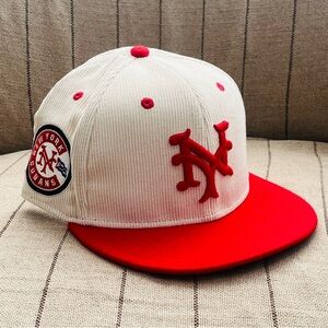 NEW YORK CUBANS Ebbets Field Flannels Ballpark Fitted Negro League Baseball Hat